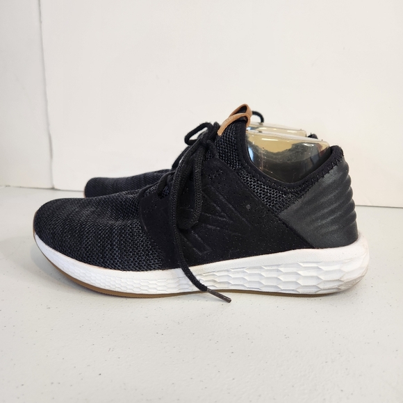 New Balance Shoes Womens 8.5 Cruz V2 Running Sneakers WCRUZKB2 Black Fabric - Picture 3 of 9